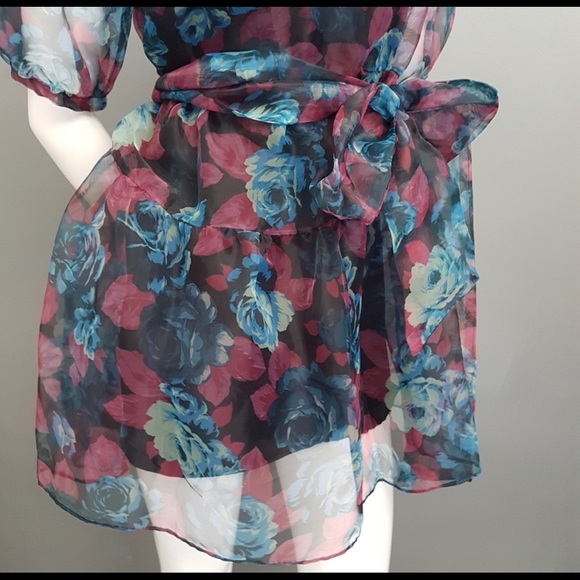 Zara Sheer puff sleeve dress. - Picture 5 of 5